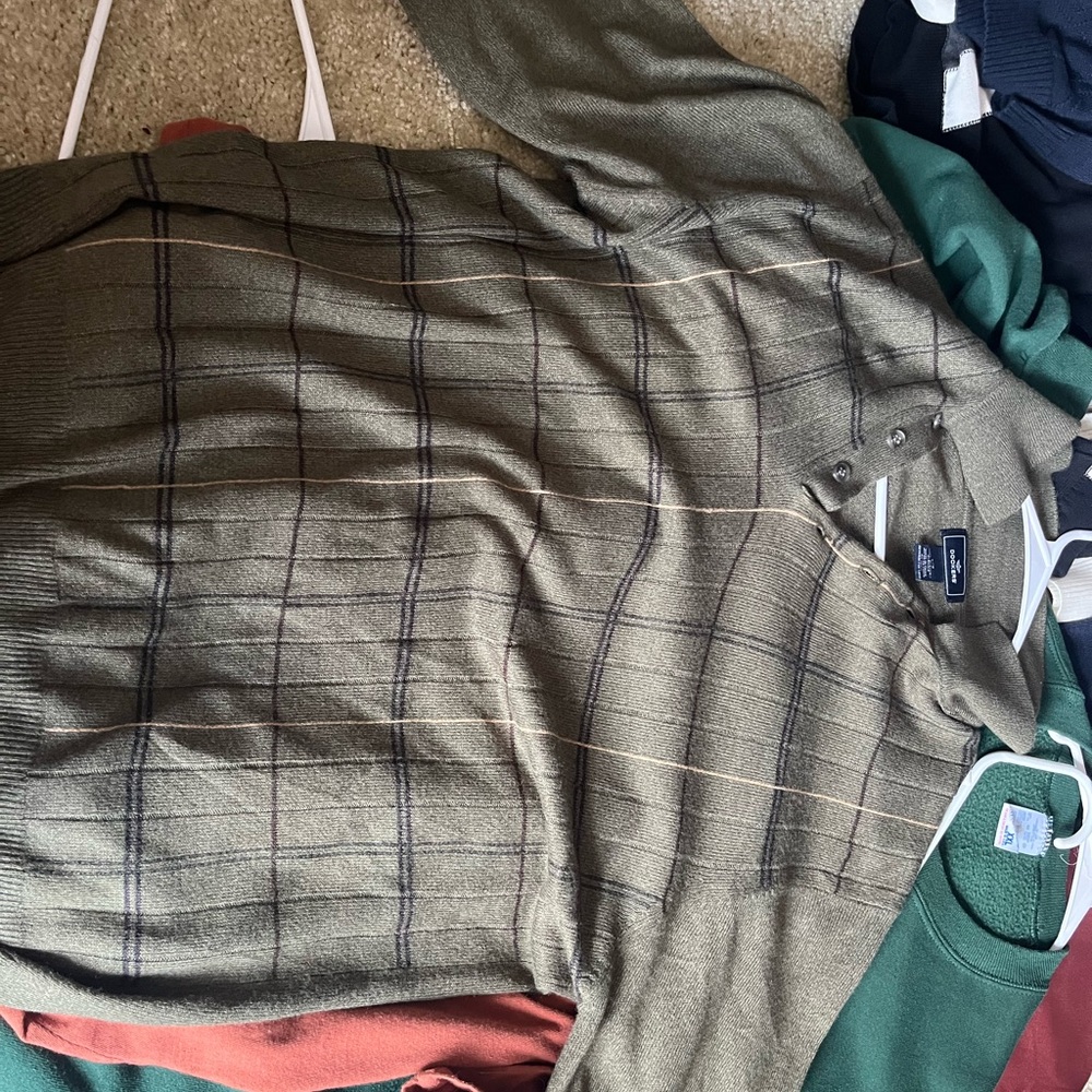 UNISEX Long sleeved DOCKERS L sweater with stripes